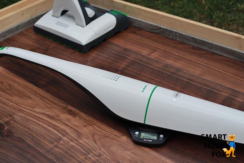 The weight of the Vorwerk Kobold VB100